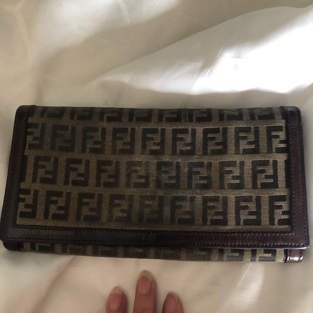 Fendi clutch wallet